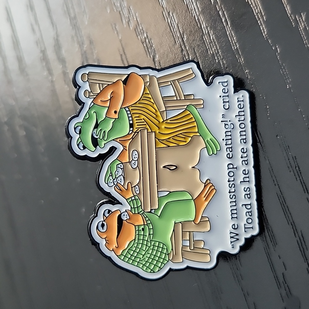 Frog and Toad Enamel Pin
